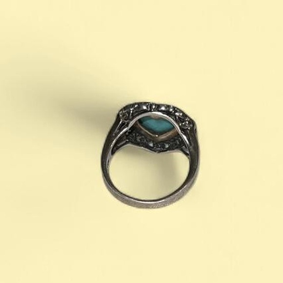 Sterling silver Turquoise heart - Picture 5 of 7